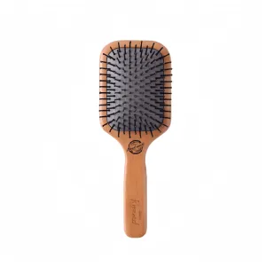 KRRAMEL Hair Massage comb Paddle Brush premium quality fine wood FREE Gift Box & bag cover