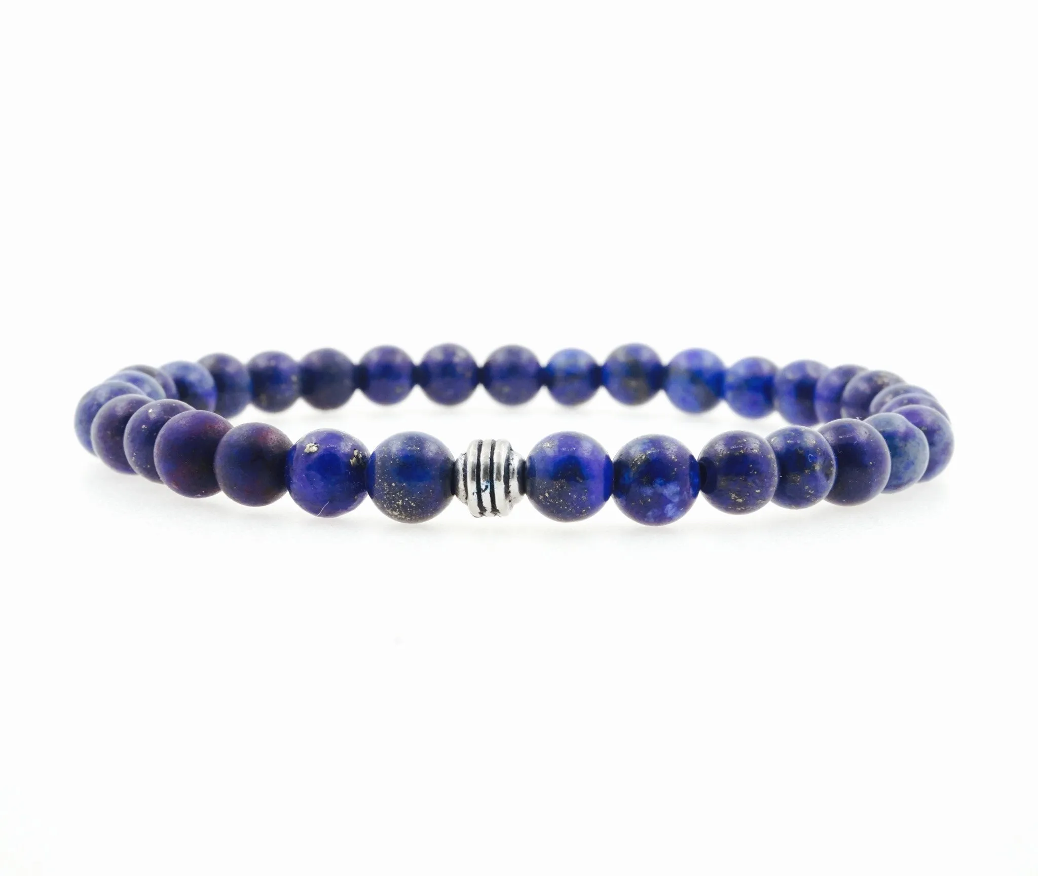 Lapiz Lazuli 6mm Beaded Bracelet