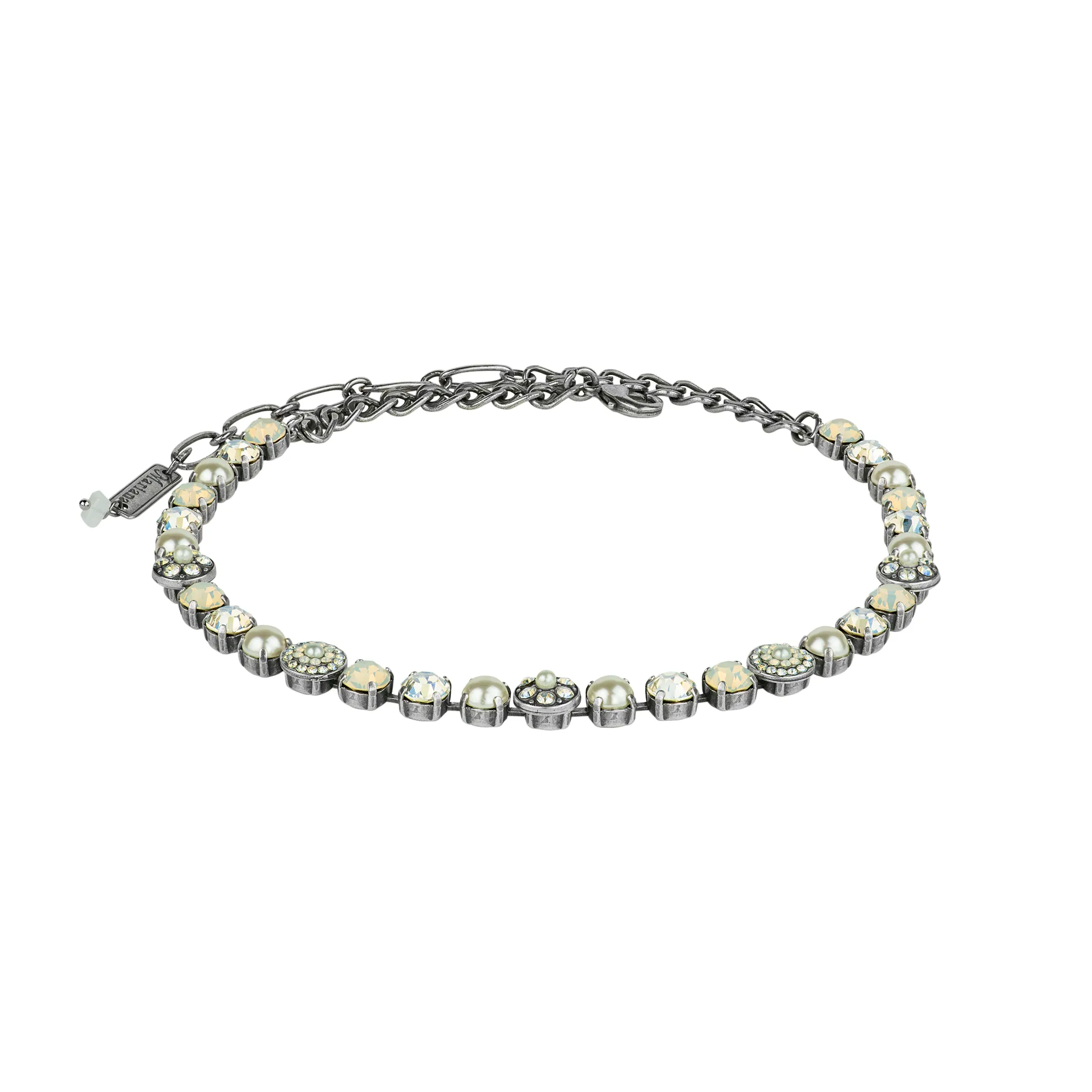Medium Pavé Necklace in "Ivory" *Preorder*