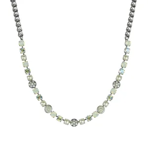 Medium Pavé Necklace in "Ivory" *Preorder*