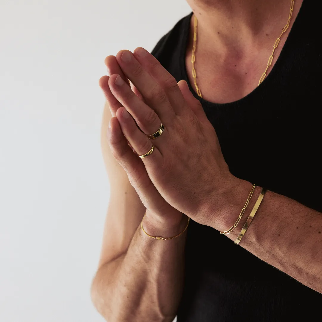 Men's Yves Chain Bracelet - Gold
