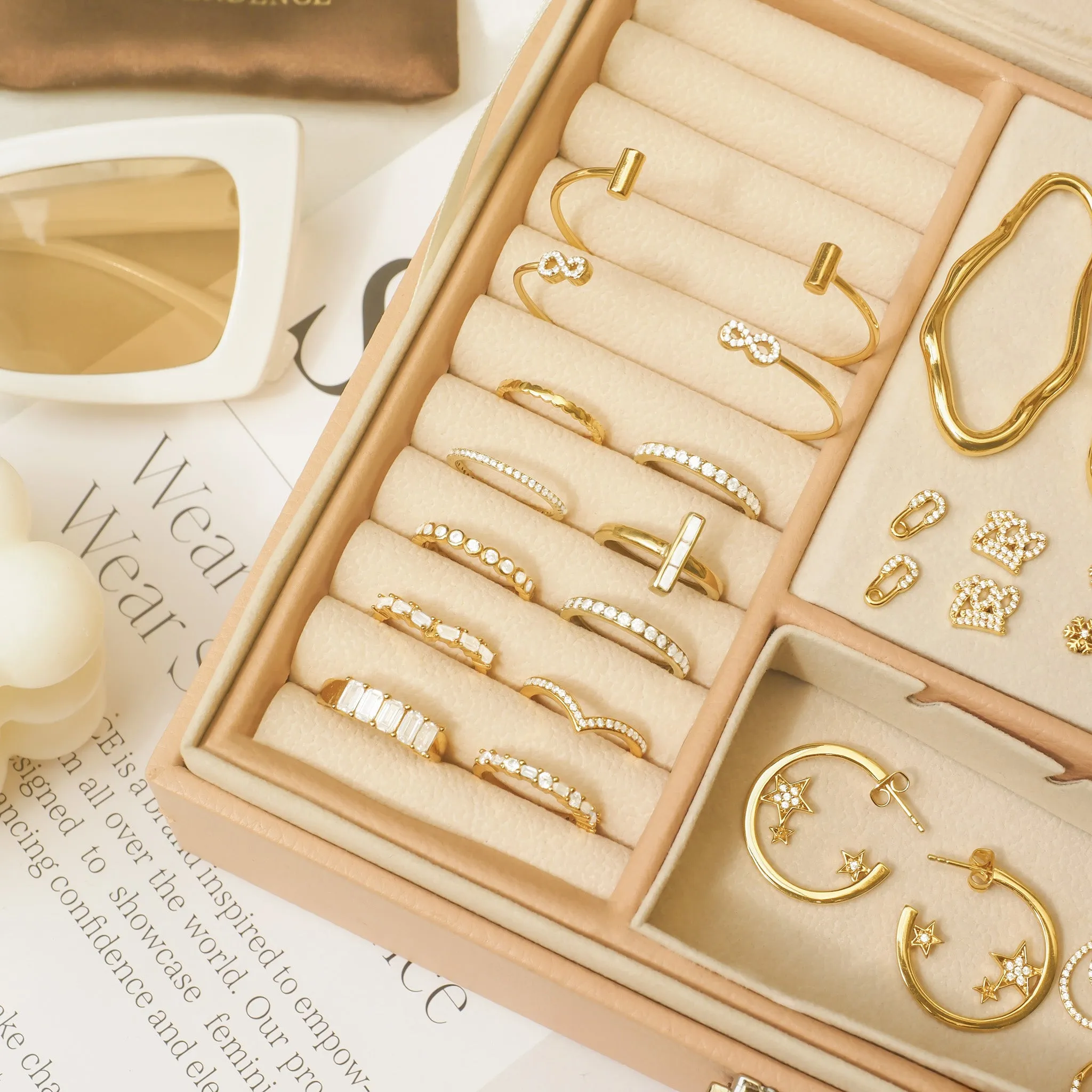 Mini Safety Pin Stud Earrings