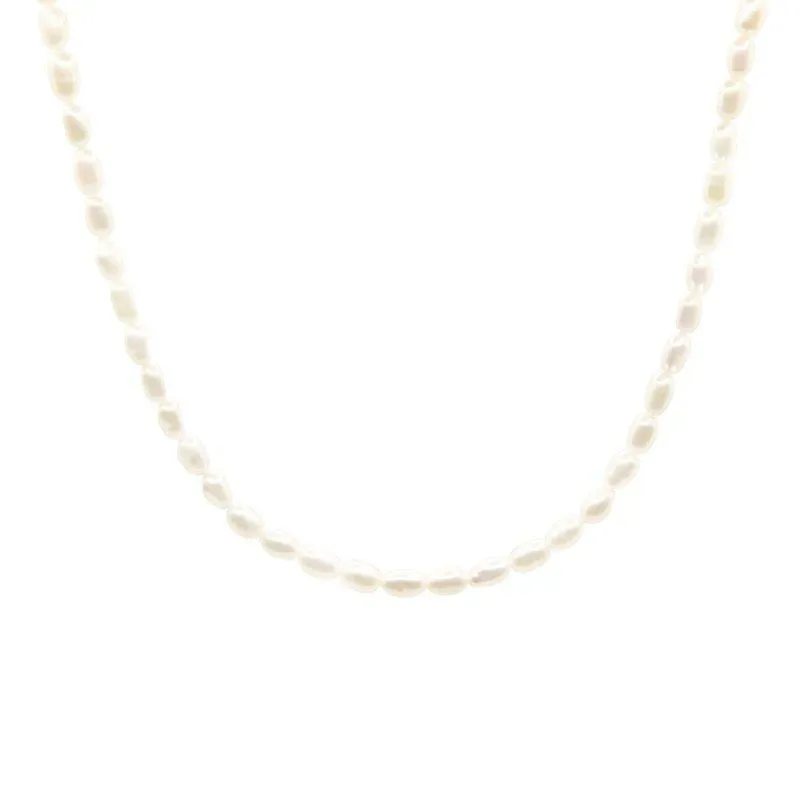 Nice Pearl Necklace 3mm-4mm