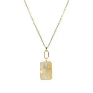 November Birthstone Citrine Necklace
