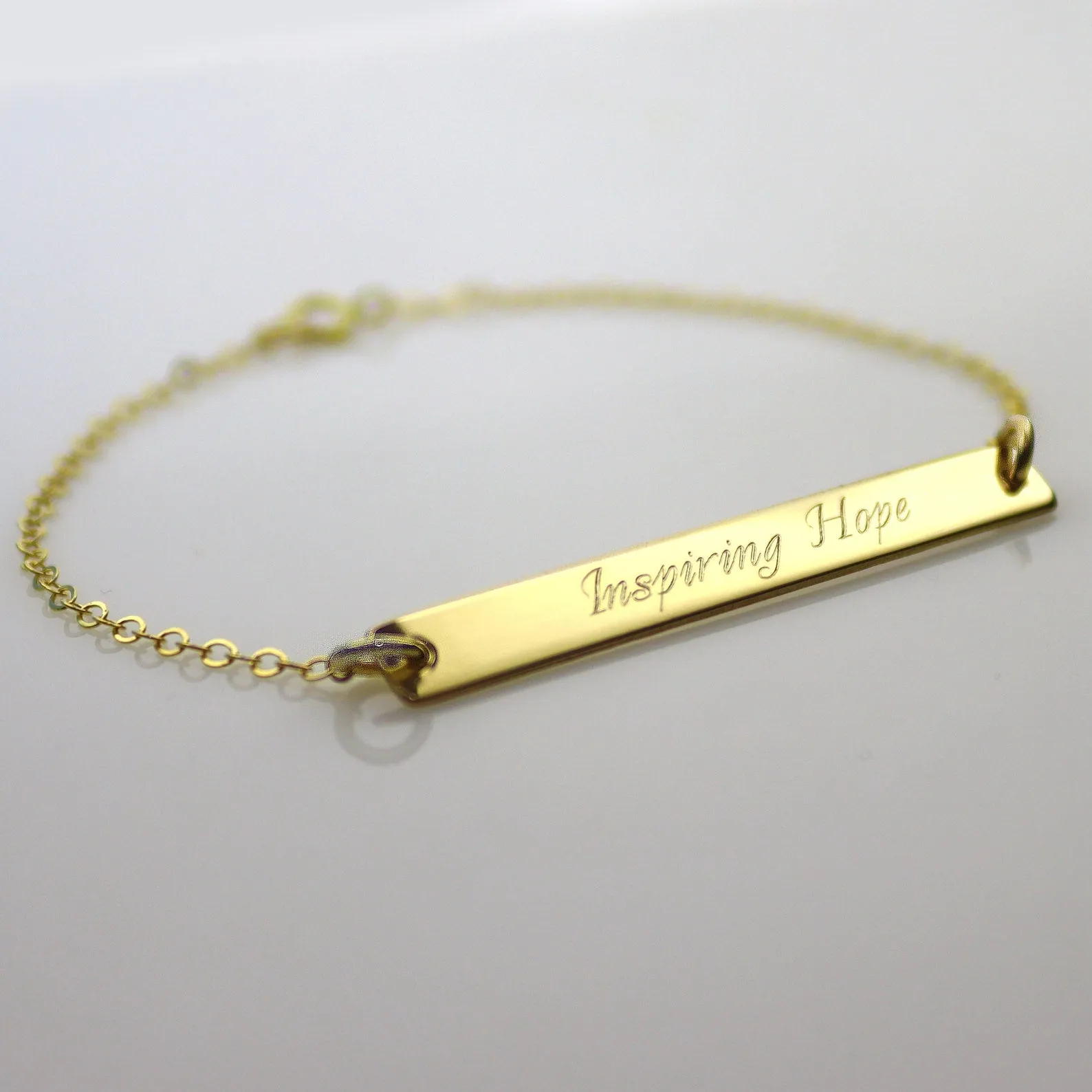 Personalized Friendship Gift - Gold Bracelet