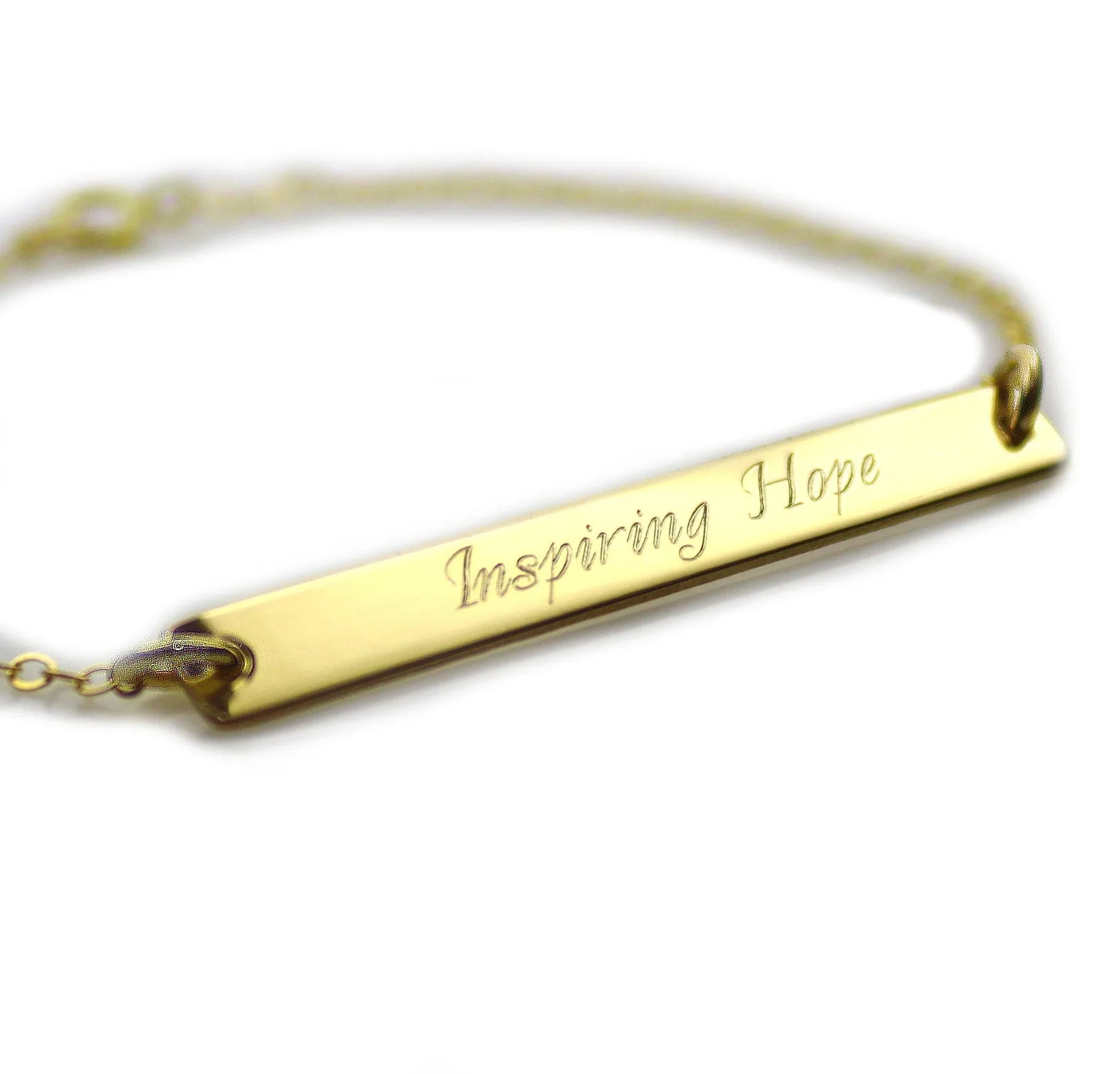 Personalized Friendship Gift - Gold Bracelet