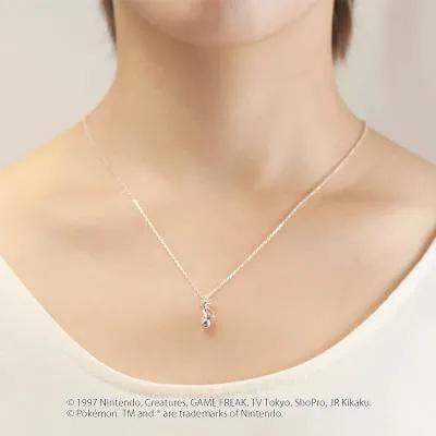 [Pokémon]Espeon & Pokéball necklace K18 rose gold