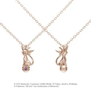 [Pokémon]Espeon & Pokéball necklace K18 rose gold