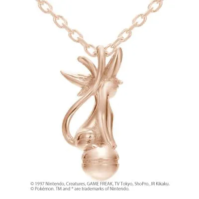 [Pokémon]Espeon & Pokéball necklace K18 rose gold