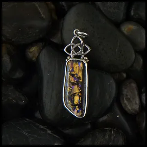 Queensland Boulder Opal Matrix Pendant