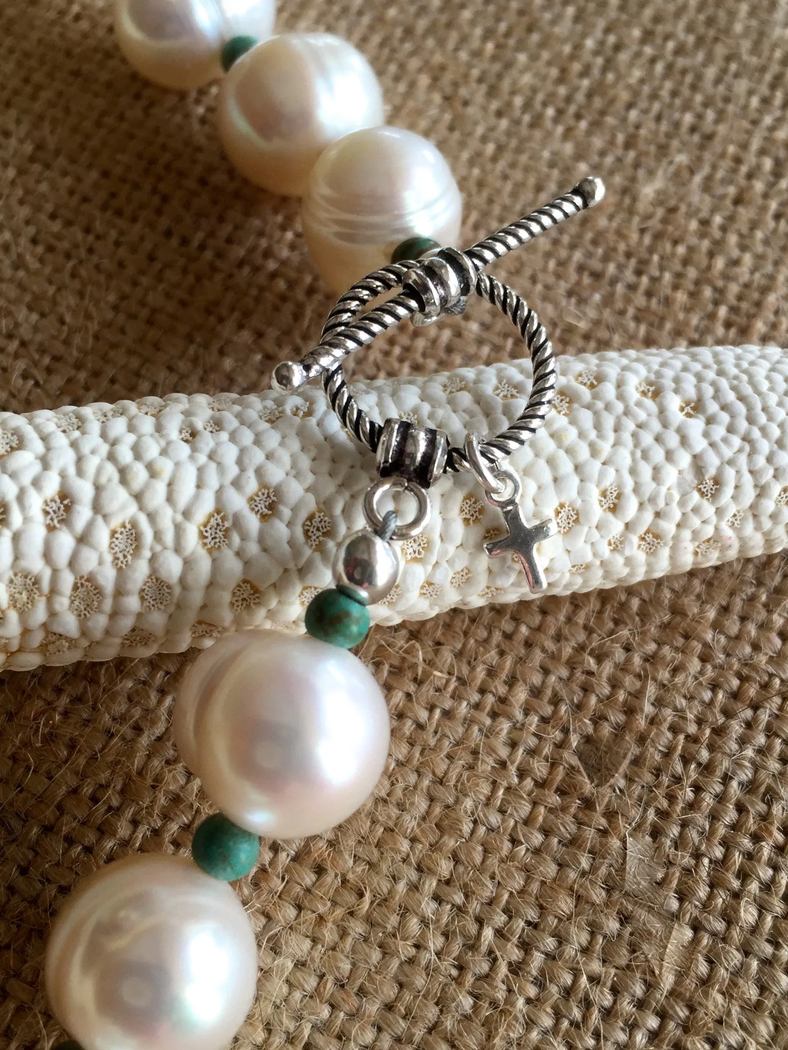 "Enlightened" Pearl & Gemstone Necklace