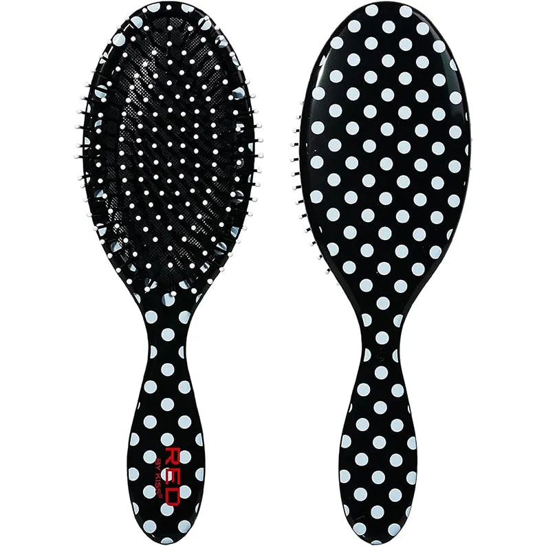 RED by KISS Kids Paddle Detangler [Polka Dots] #HH39