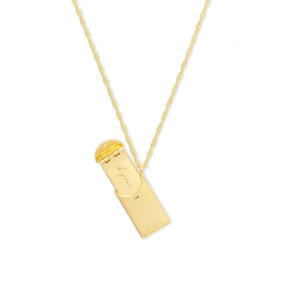 Red Packet Gold Necklace