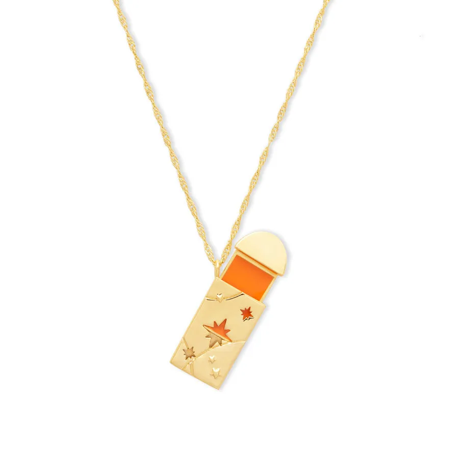 Red Packet Gold Necklace