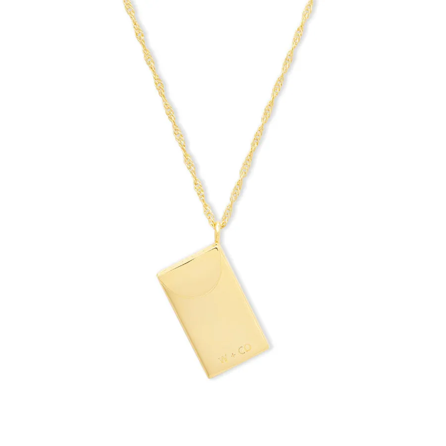 Red Packet Gold Necklace