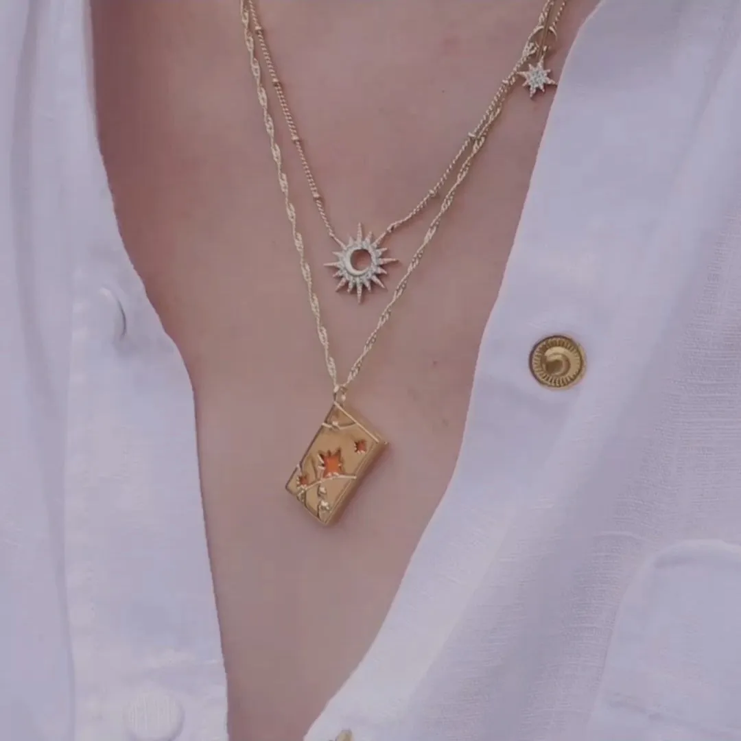 Red Packet Gold Necklace