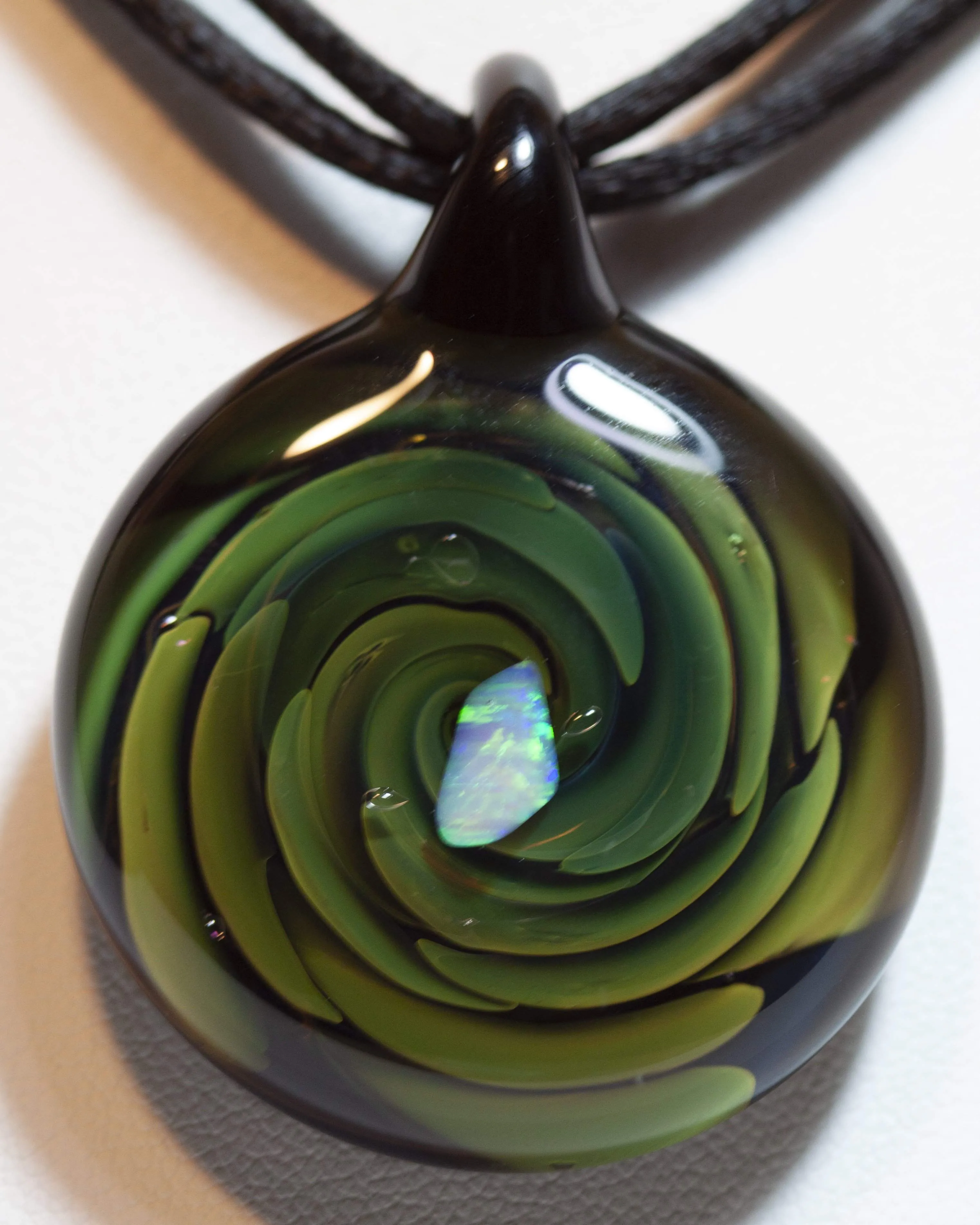 Round Signature Pendant
