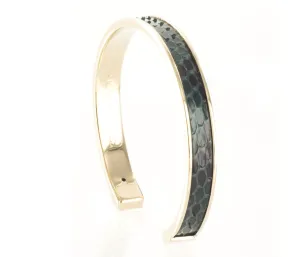 Stamerra PICCOLO PITTONE VR Forest Green Genuine Python Bracelet