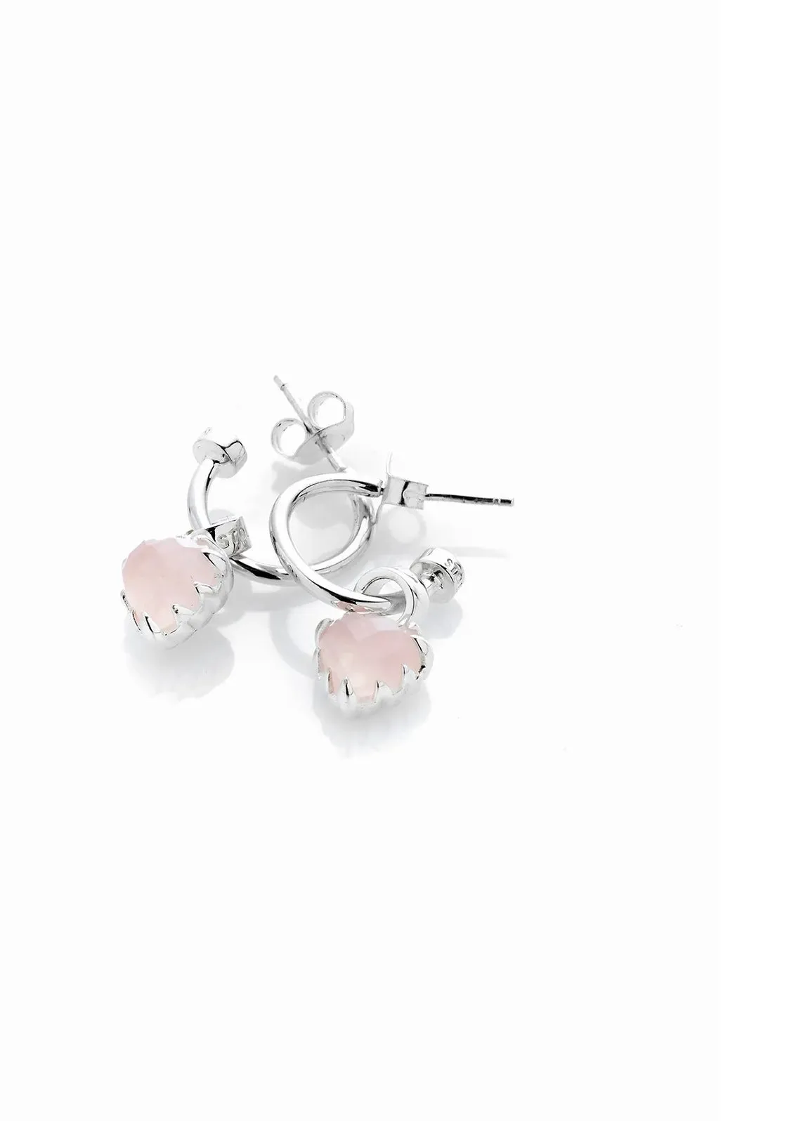 STOLEN GIRLFRIENDS CLUB LOVE ANCHOR ROSE QUART EARRINGS JWL20245R