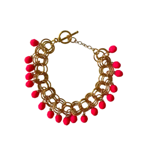 The Donna Bracelet in Neon Pink
