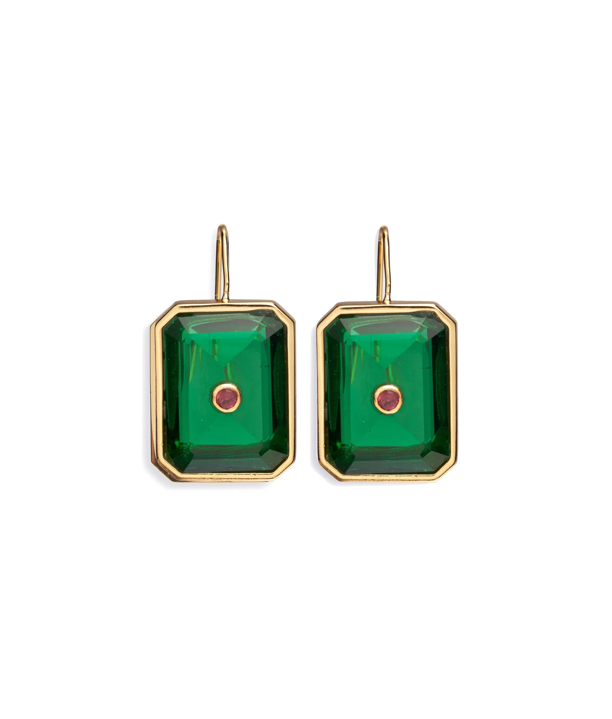 Tile Earrings in Forest