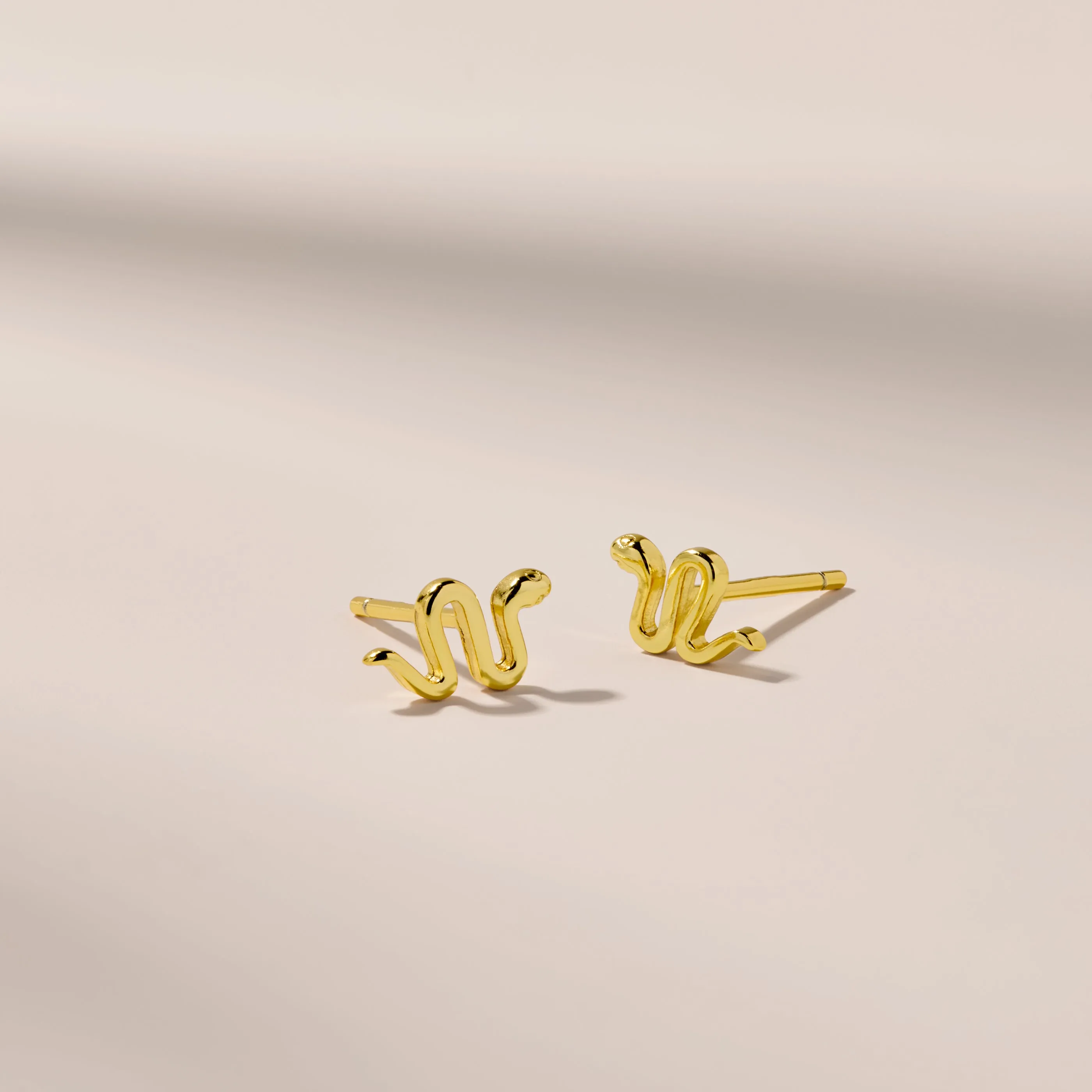 Tiny Snake Stud Earrings