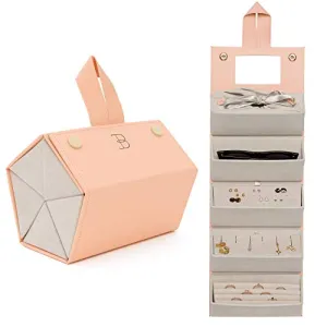 Travel Jewelry Organizer Jewelry Box Luxurious PINK