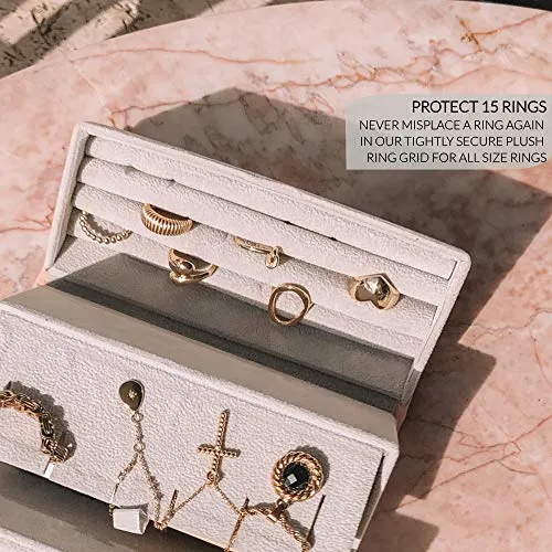 Travel Jewelry Organizer Jewelry Box Luxurious PINK