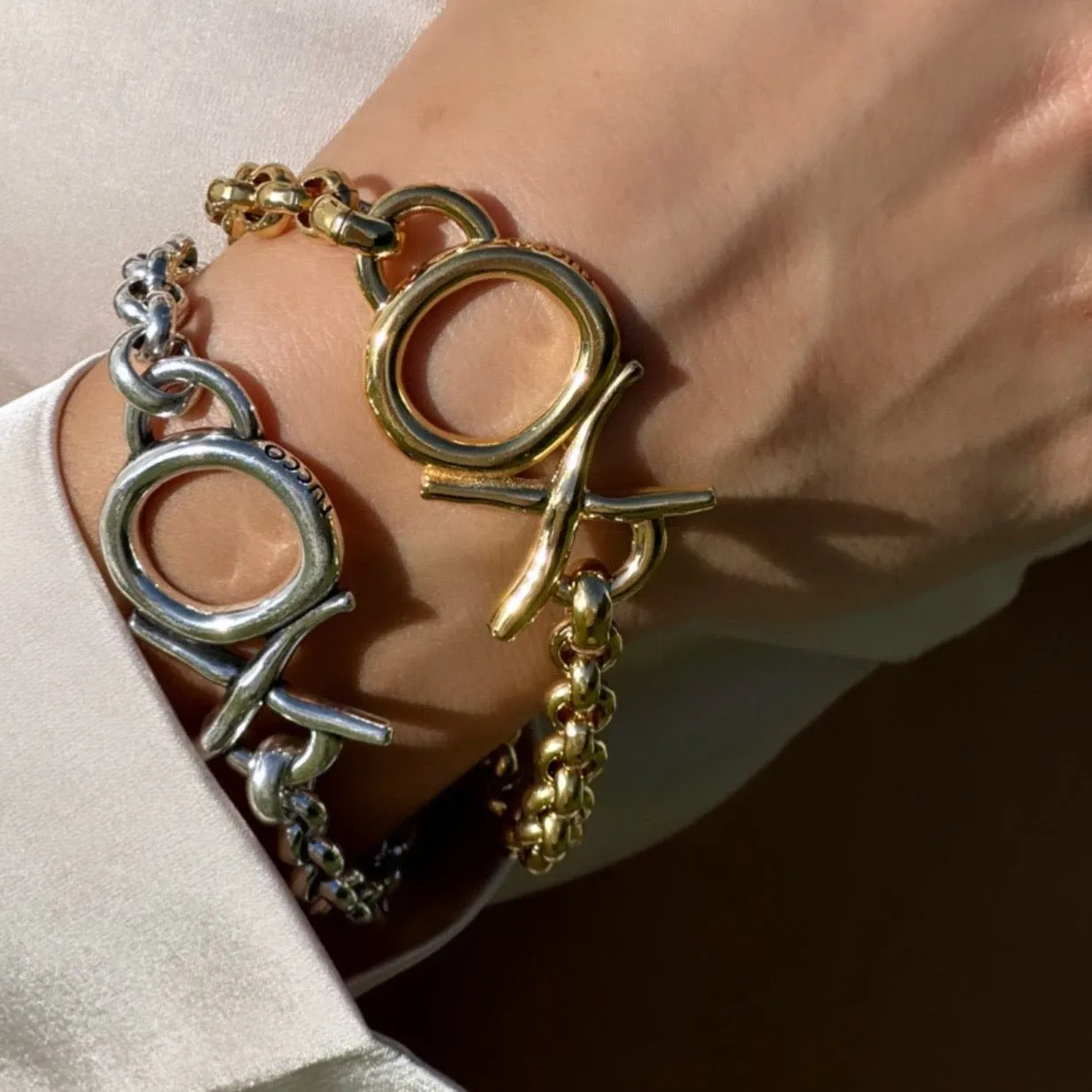 TUCCO XO ROLO CHAIN BRACELET