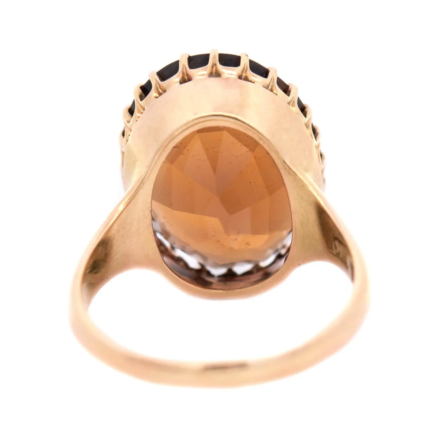 Victorian 14k Citrine Ring