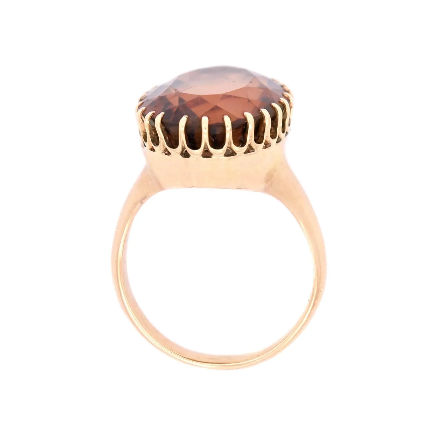 Victorian 14k Citrine Ring