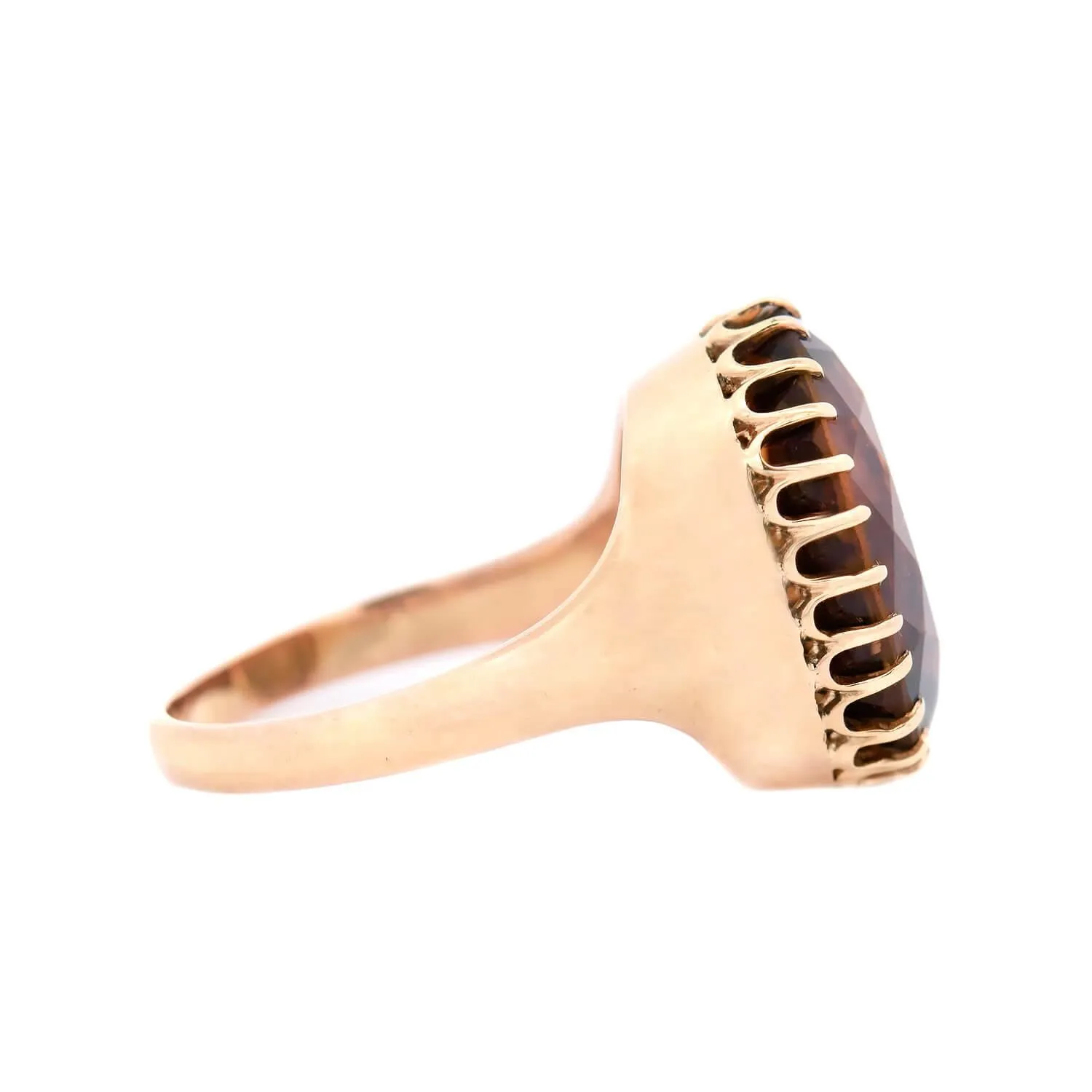 Victorian 14k Citrine Ring